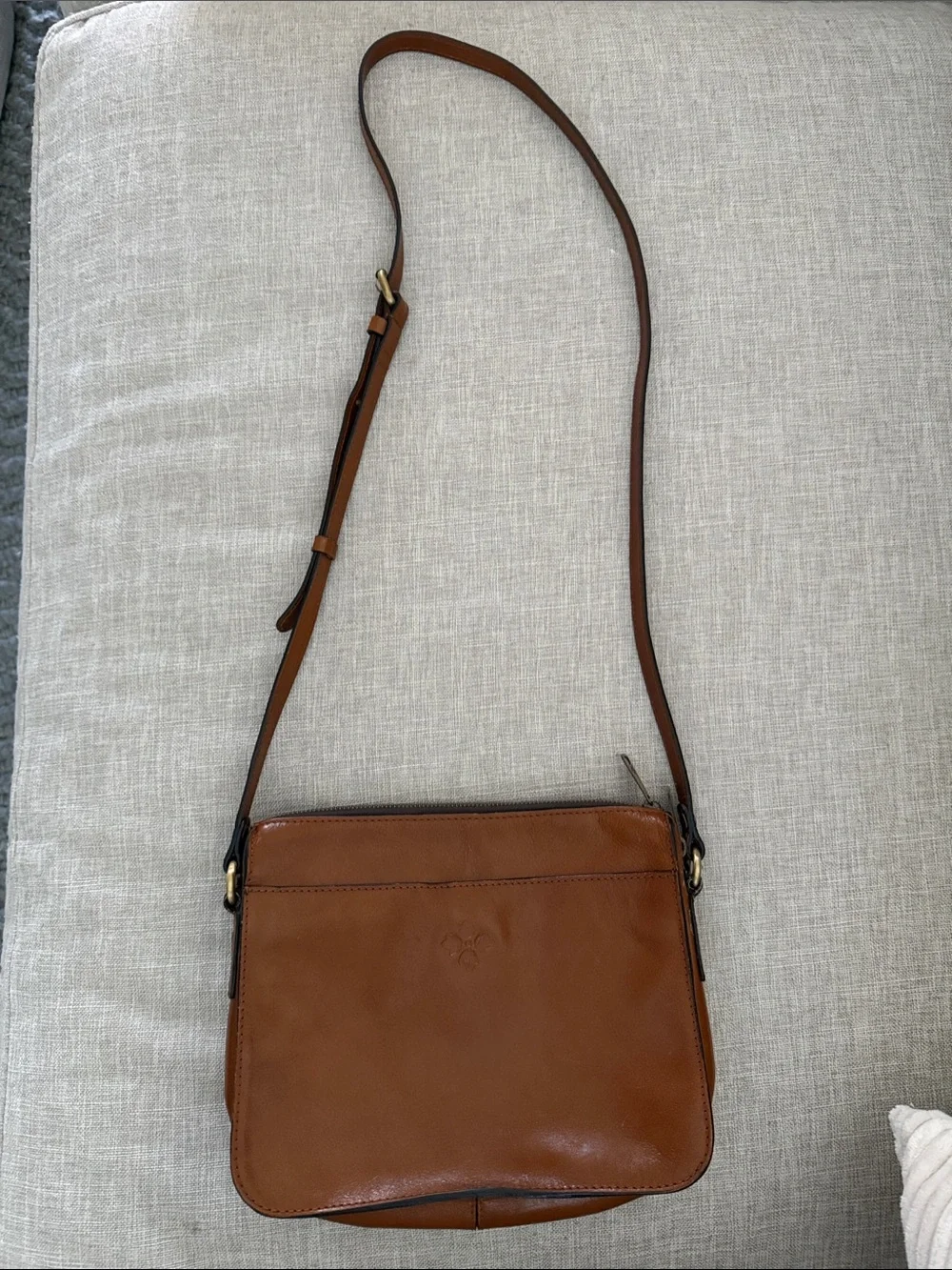 Patricia Nash Leather Crossbody Bag - Brown